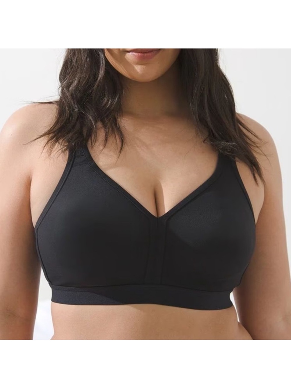 Soma Embraceable Wireless Full Coverage Unlined Bra in Black 40DDD